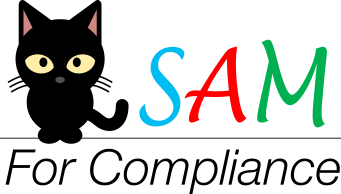 SAM for Compliance logo. 